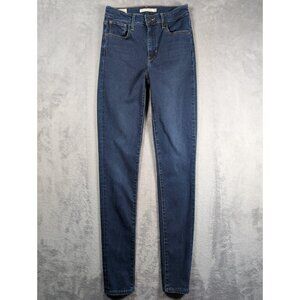 Levis 721 High Rise Skinny Jeans Womens Size 26 Waist Casual Streetwear